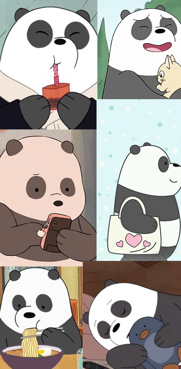 We bare bears iPhone wallpaper - We Bare Bears, panda