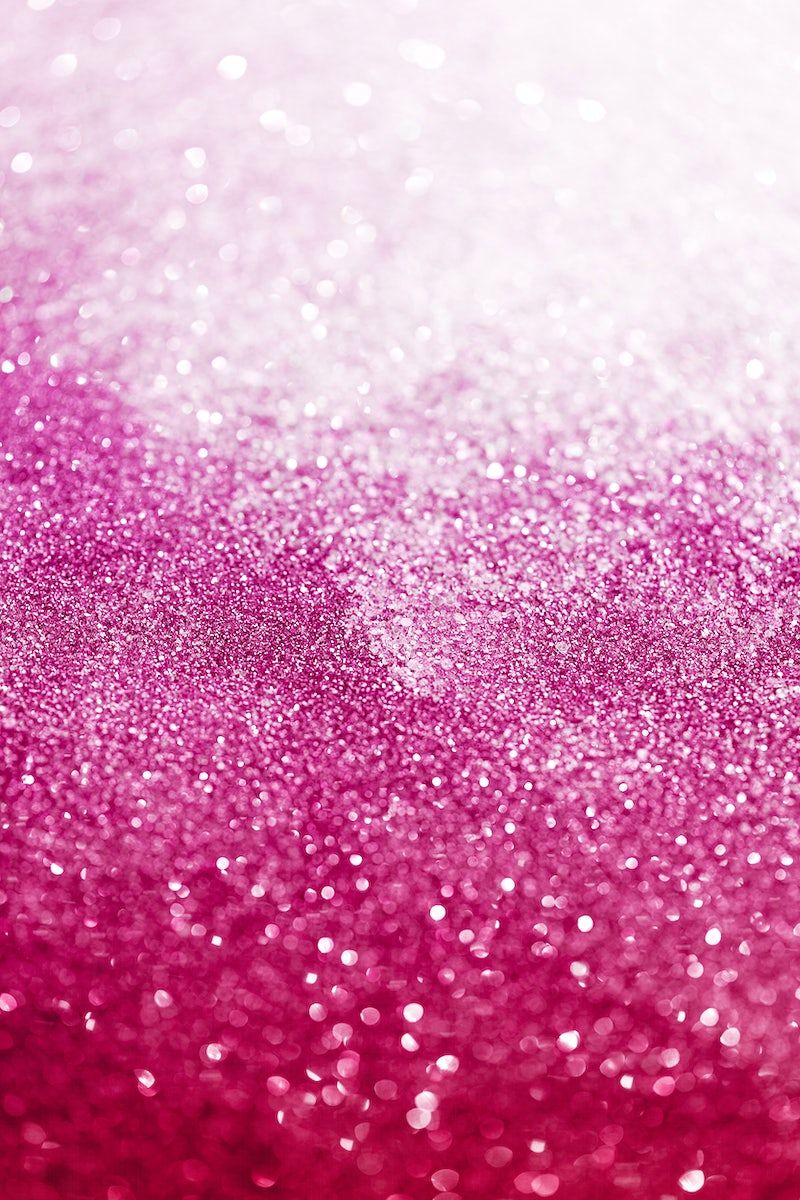 A close up of a pink and white glitter background - Magenta