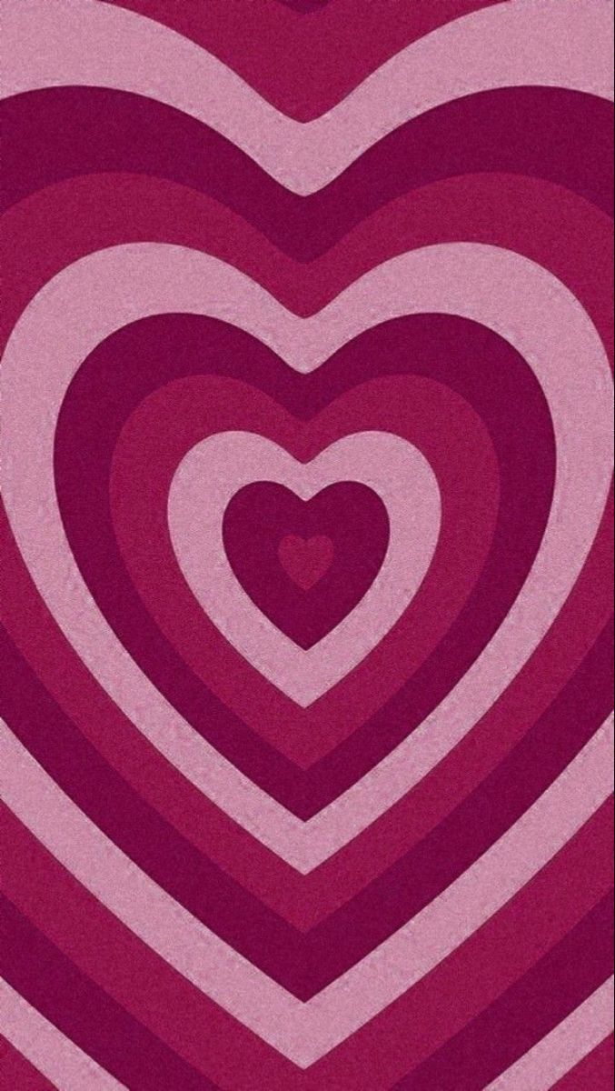 A rug with pink and white hearts - Magenta