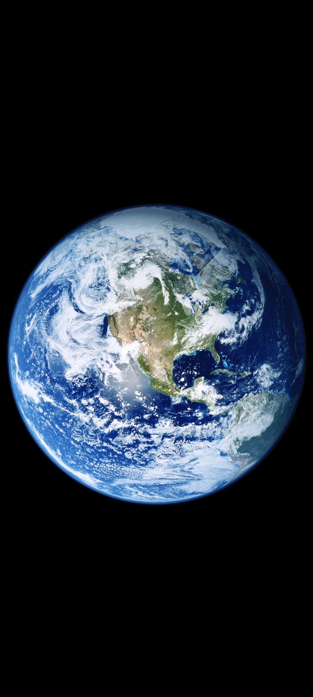Earth Wallpaper 4K, iOS Stock, Space