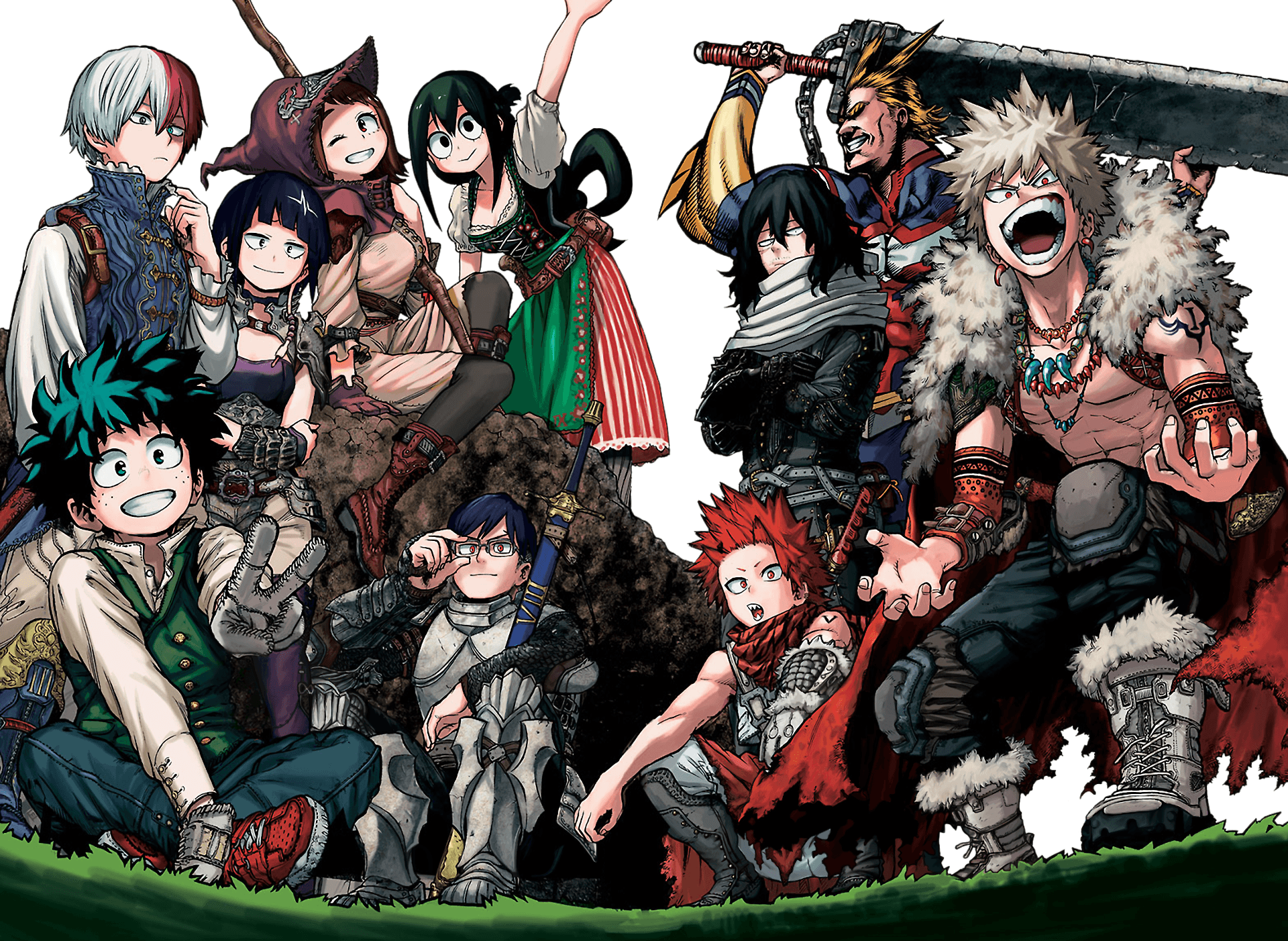My Hero Academia characters wallpaper for mobiles and tablets - My Hero Academia