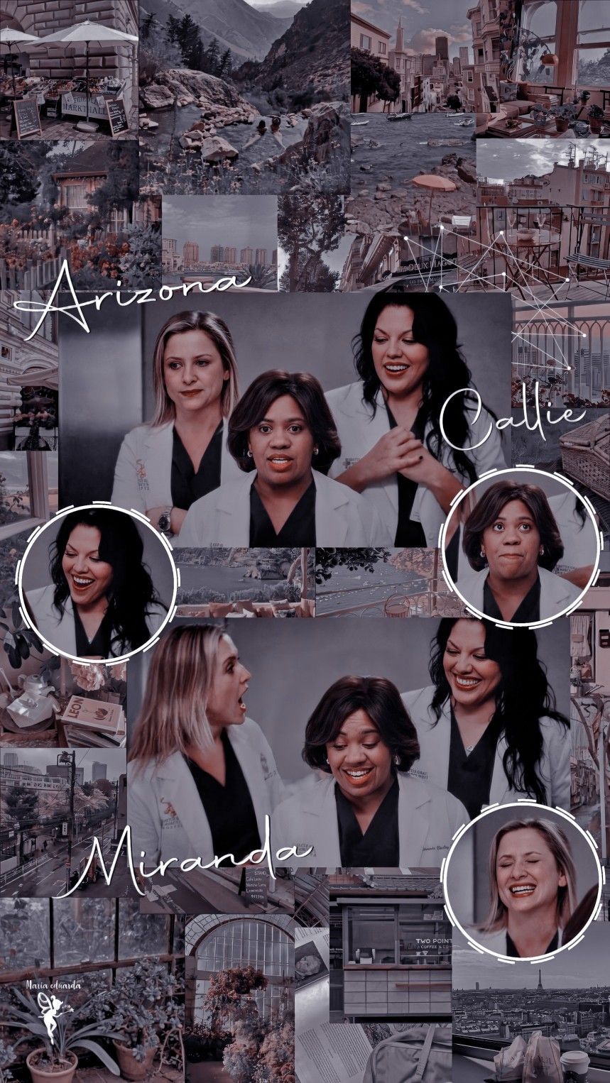 Wallpaper Arizona robbins, callie torres and Miranda bailey. Wallpaper de filmes, Torres grey's anatomy, Miranda bailey