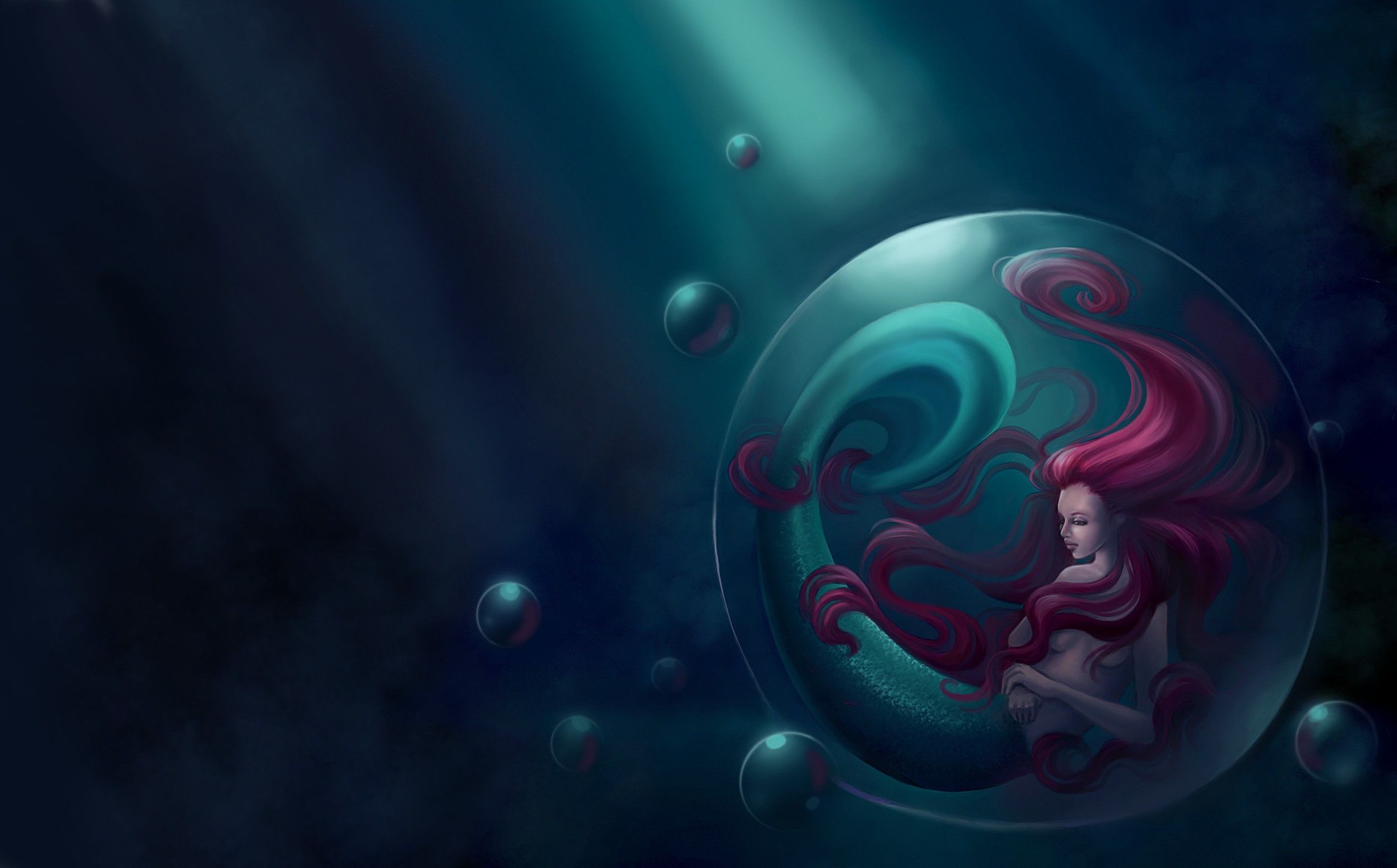Mermaid, Balls Gallery HD Wallpaper