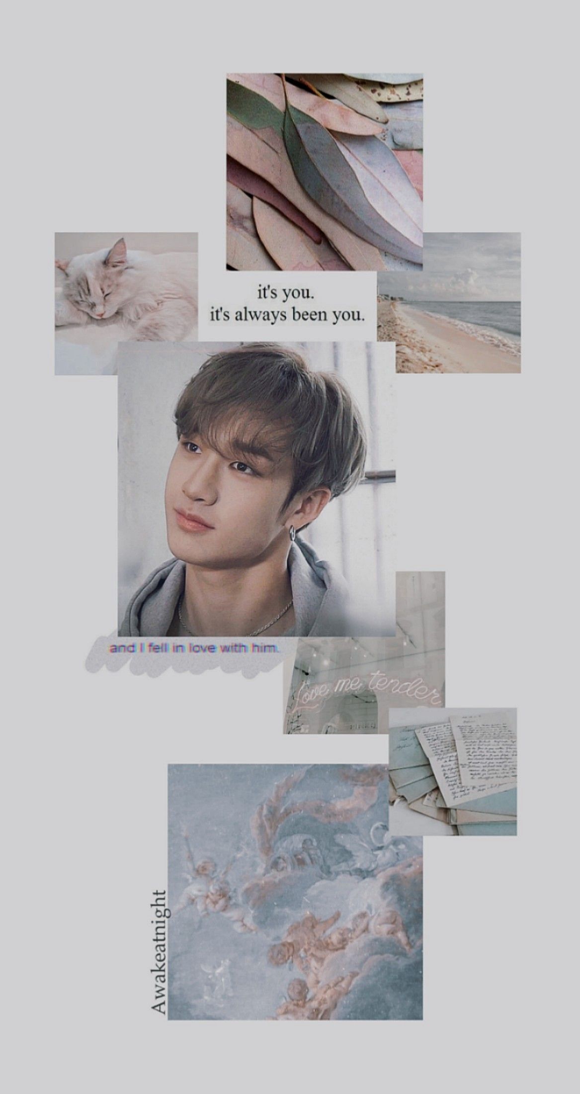 Stay for SKZ8 : ♡. Soft Aesthetic. Bang Chan lockscreen. ♡