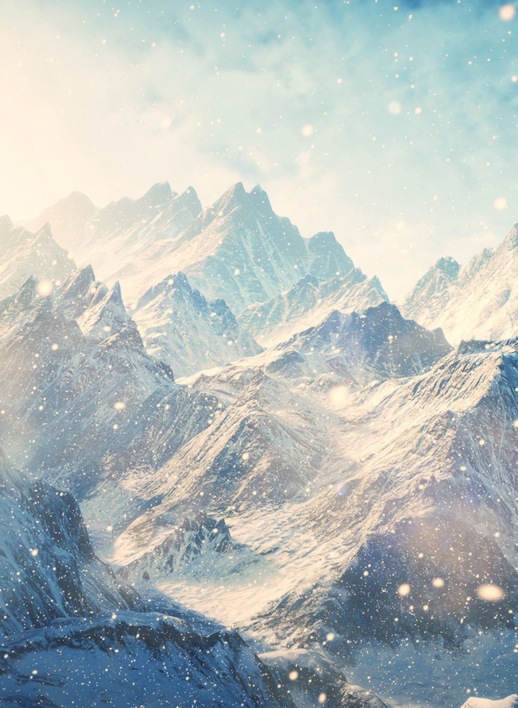 Aesthetic Mountains Wallpaper