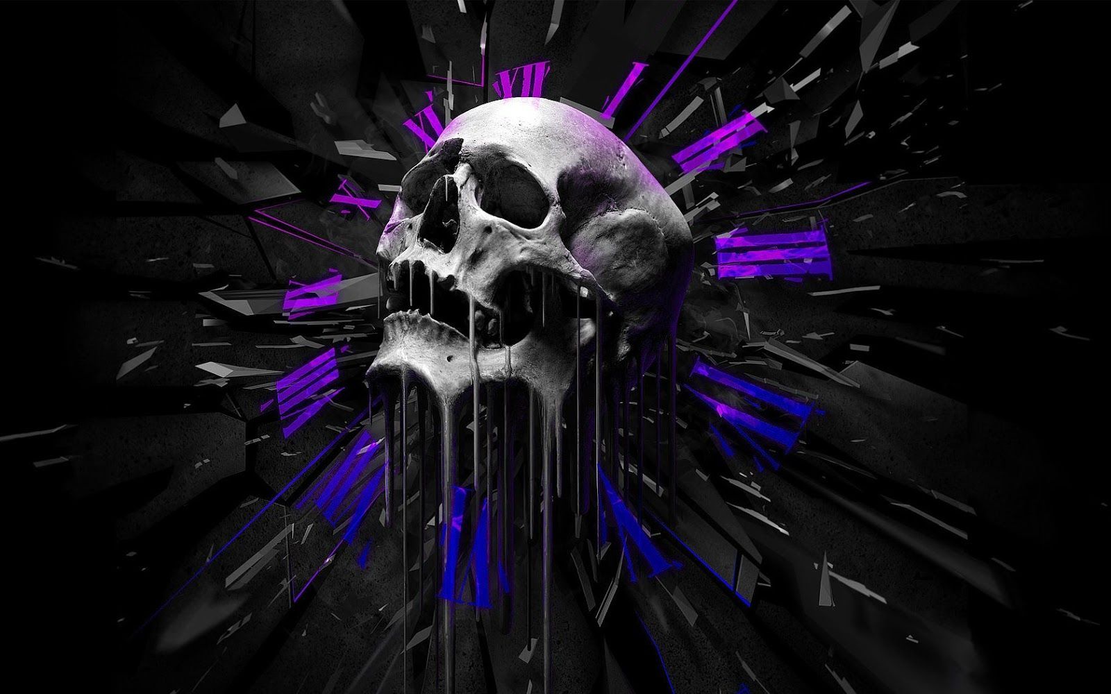 Skull Laptop Wallpaper Free Skull Laptop Background