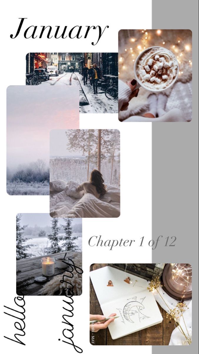January mood board. iPhone wallpaper winter, January wallpaper, Cute background for iphone