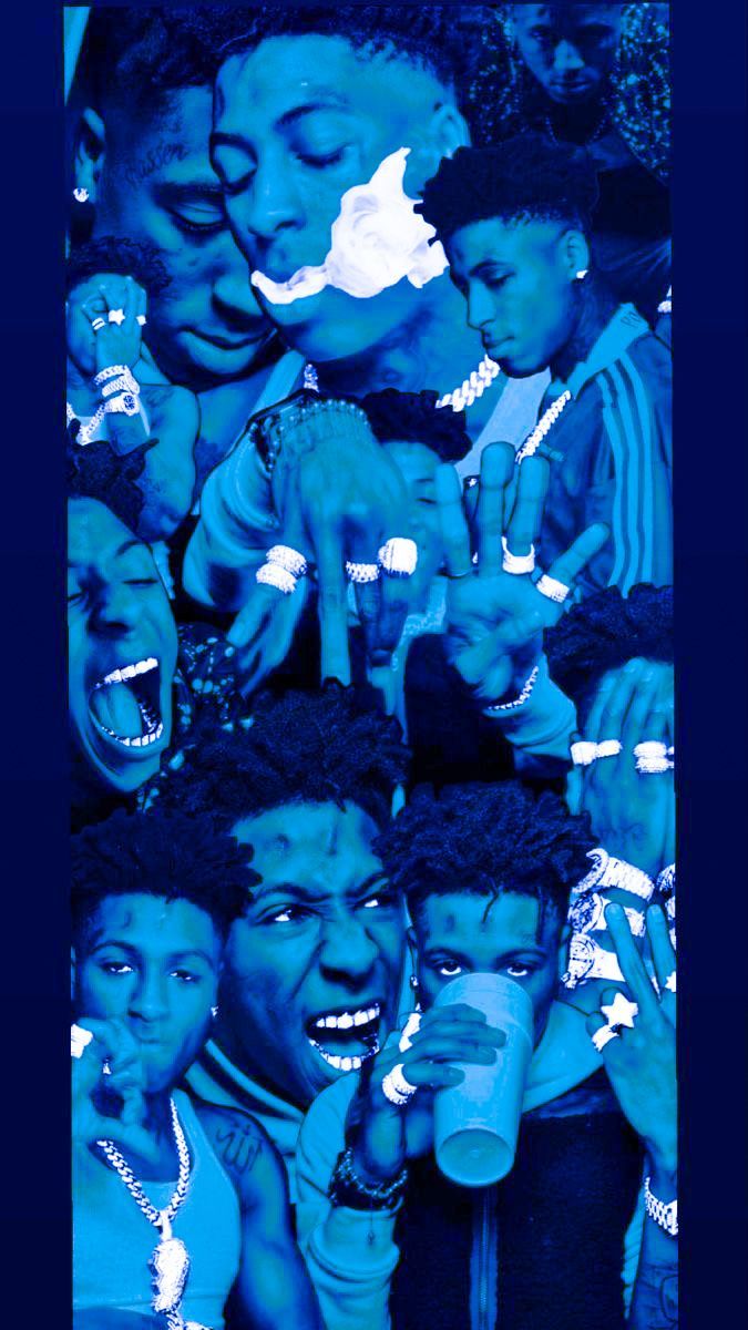 NBA YoungBoy Wallpaper iPhone Galaxy, Aesthetic Background BBK. Rapper wallpaper iphone, Nba youngboy blue wallpaper, Dance wallpaper