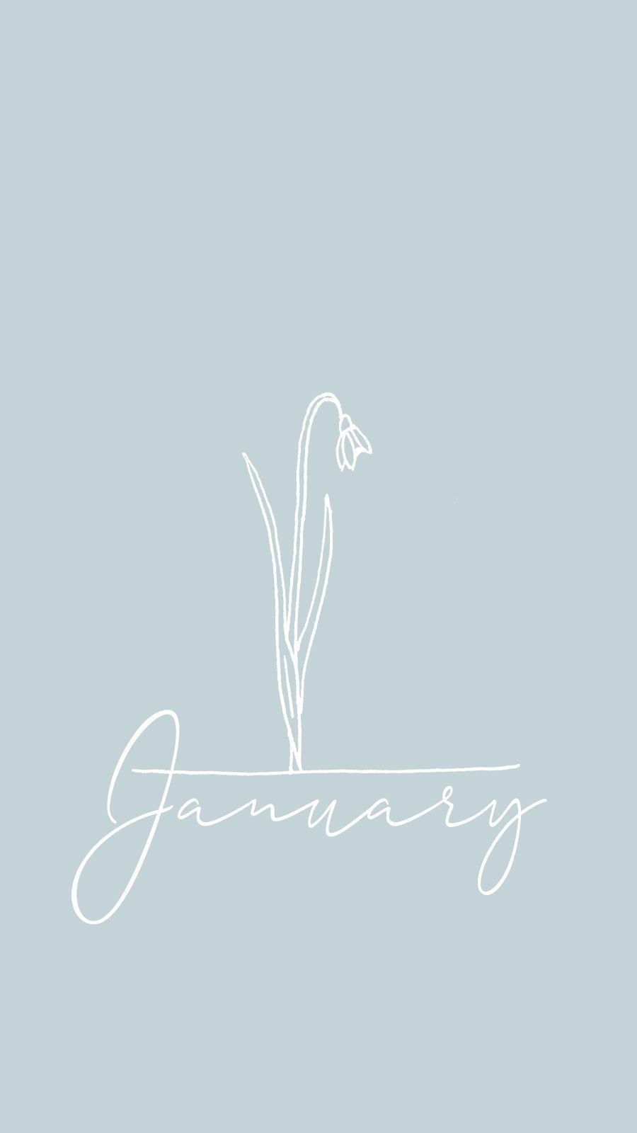 Snowdrop Flower iPhone Wallpaper