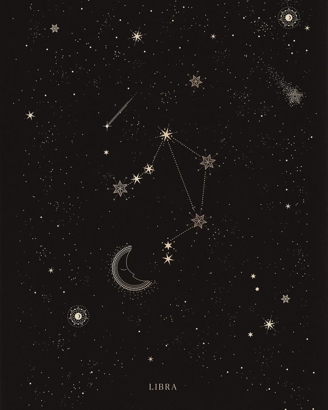 A poster of the constellation lynx - Constellation, Libra