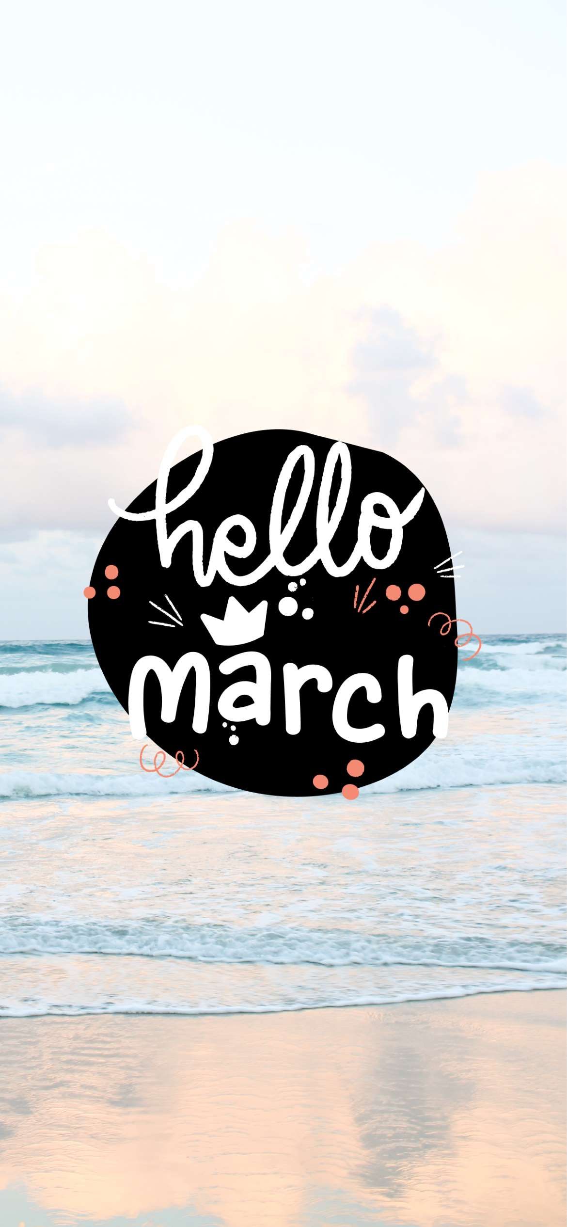 Hello March Aesthetic Wallpaper For Your Phone This Spring