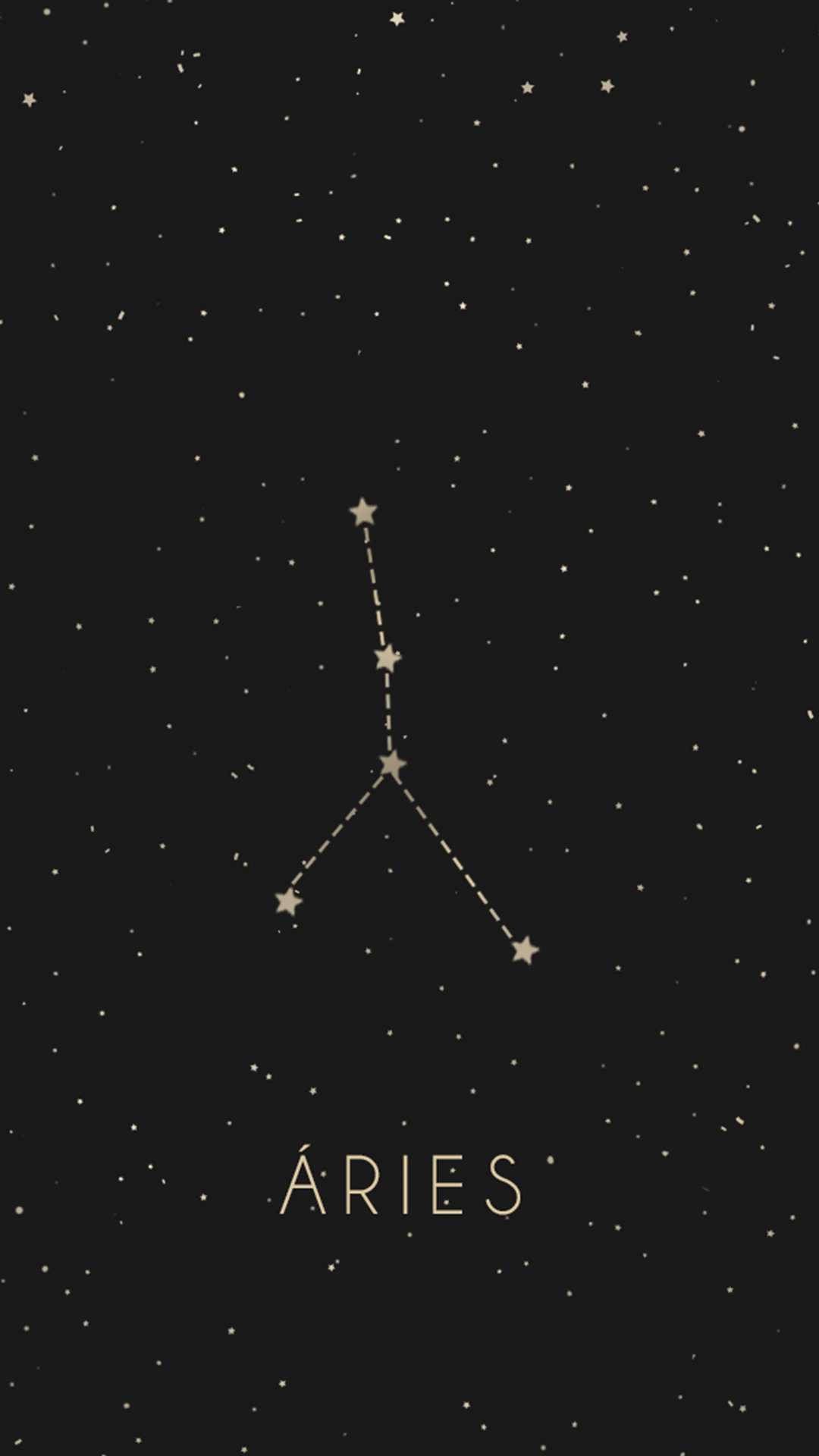Aries sign in the sky with stars - Android, constellation, Aries