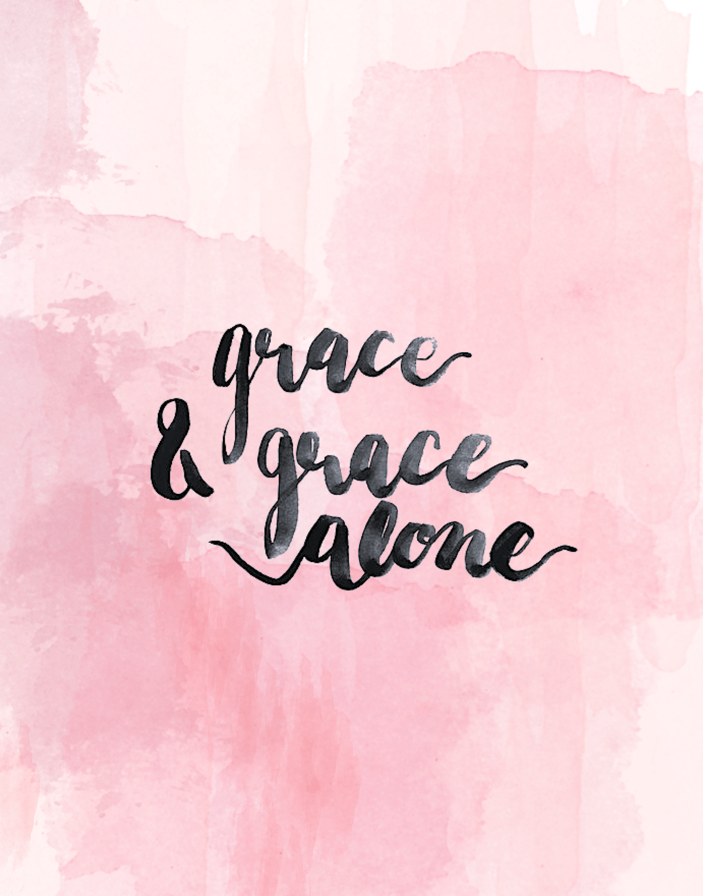 Grace and grace alone. - Christian, Bible