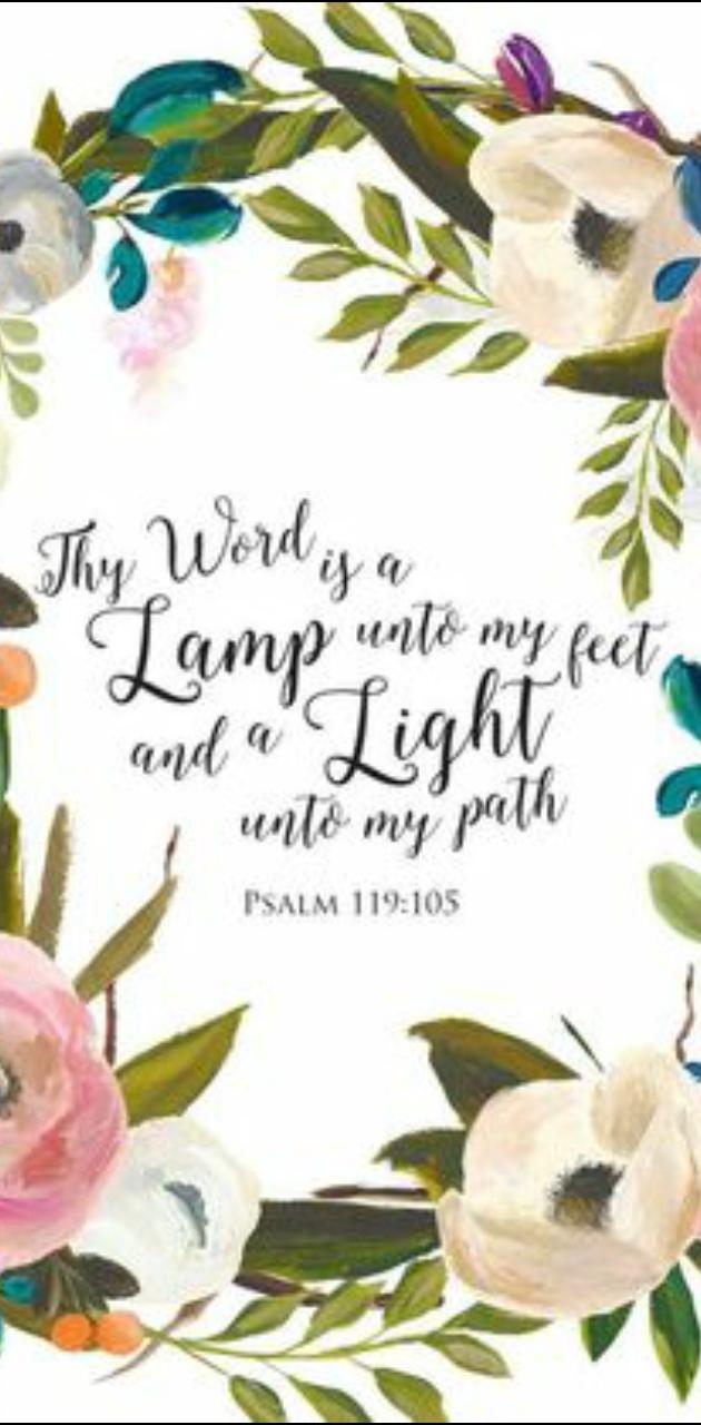 The word is a lamp for my feet and light on person's path - Jesus, Bible