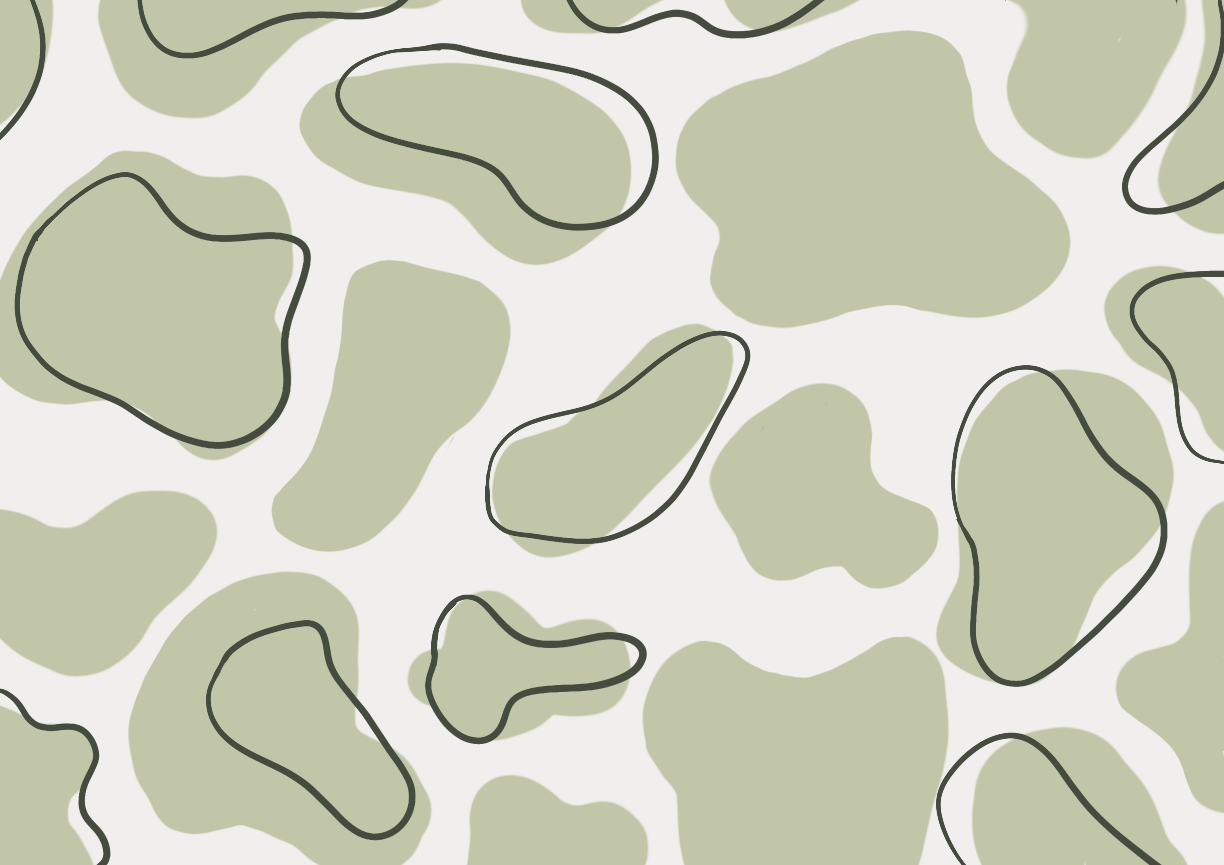 A light green and white cow print pattern - Cow