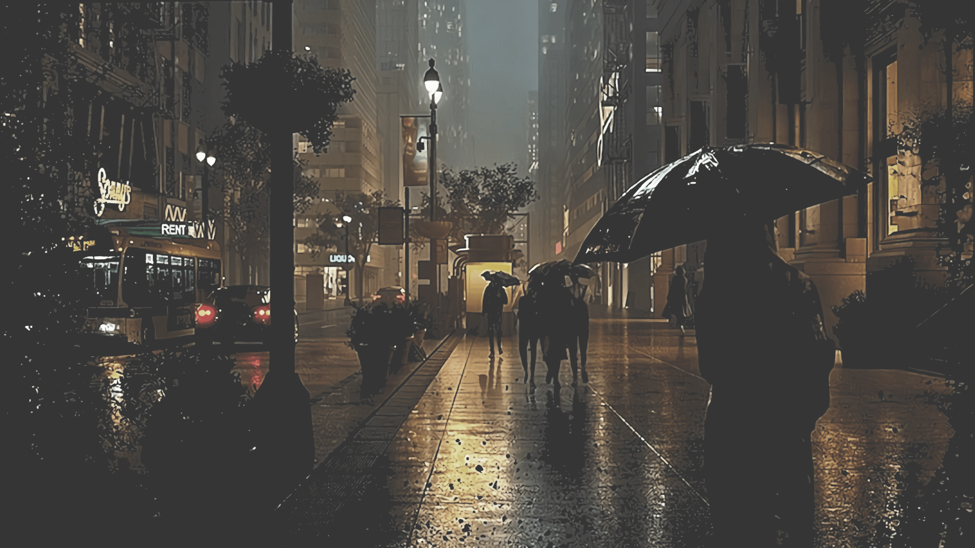 A Rainy Day. Rainy wallpaper, Cool picture for wallpaper, Landscape wallpaper