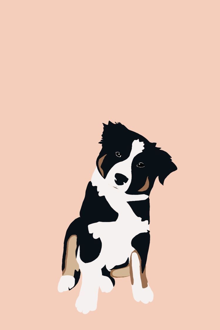 Aesthetic wallpaper. Dog illustration art, Illustration, Illustration art girl