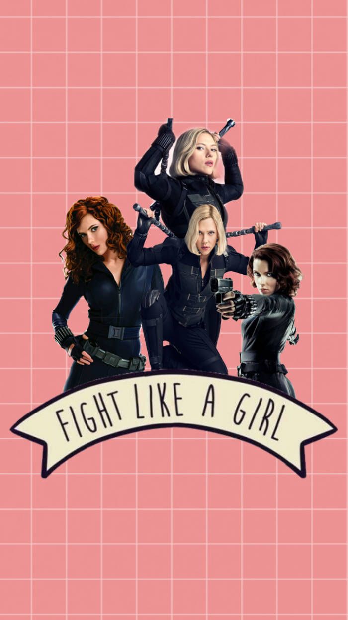 Fight like a girl wallpaper - Marvel, Avengers