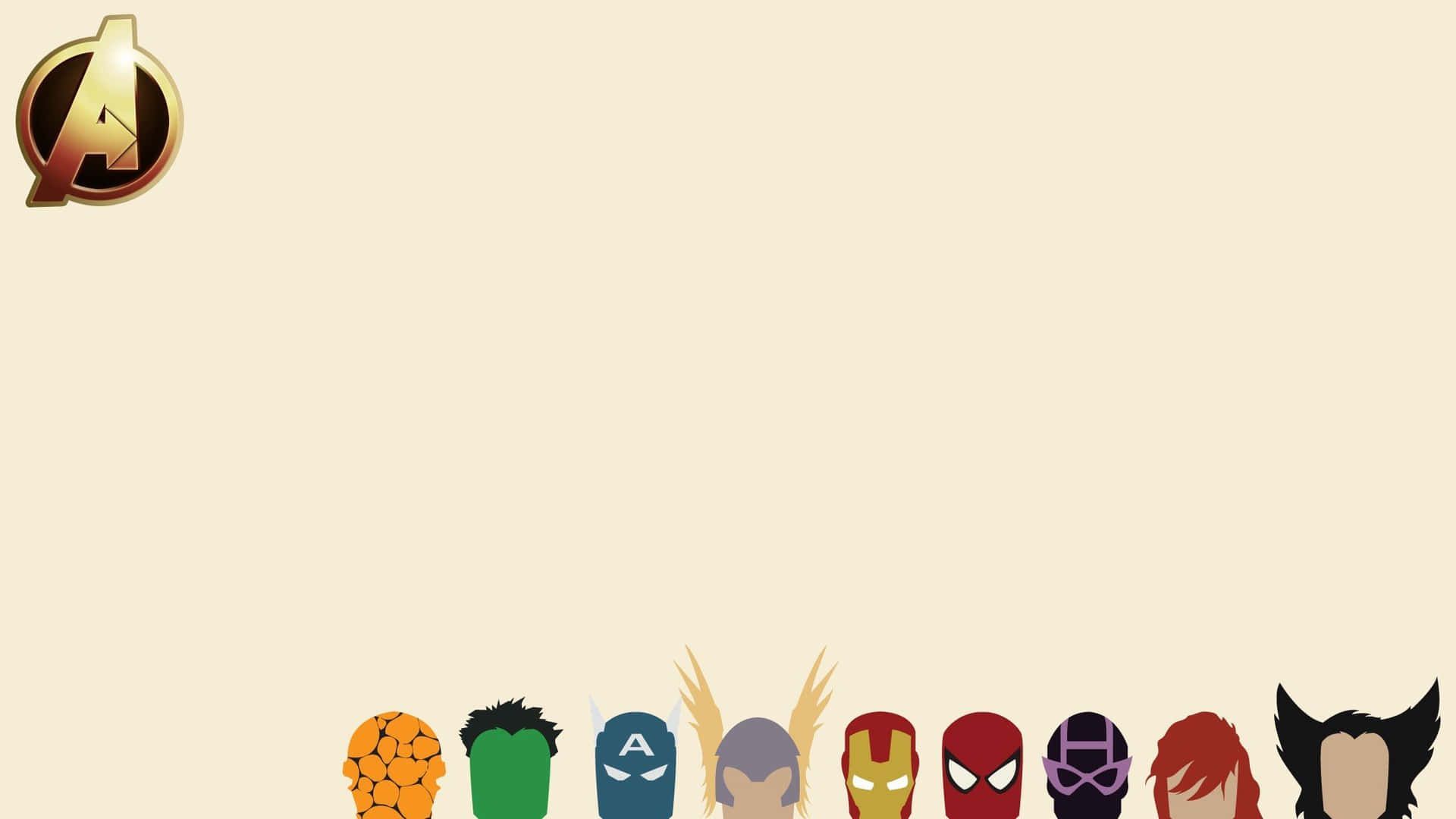 Minimalistic The Avengers wallpaper with high-resolution 1920x1080 pixel. You can use this wallpaper for your Windows and Mac OS computers as well as your Android and iPhone smartphones - Marvel, Avengers