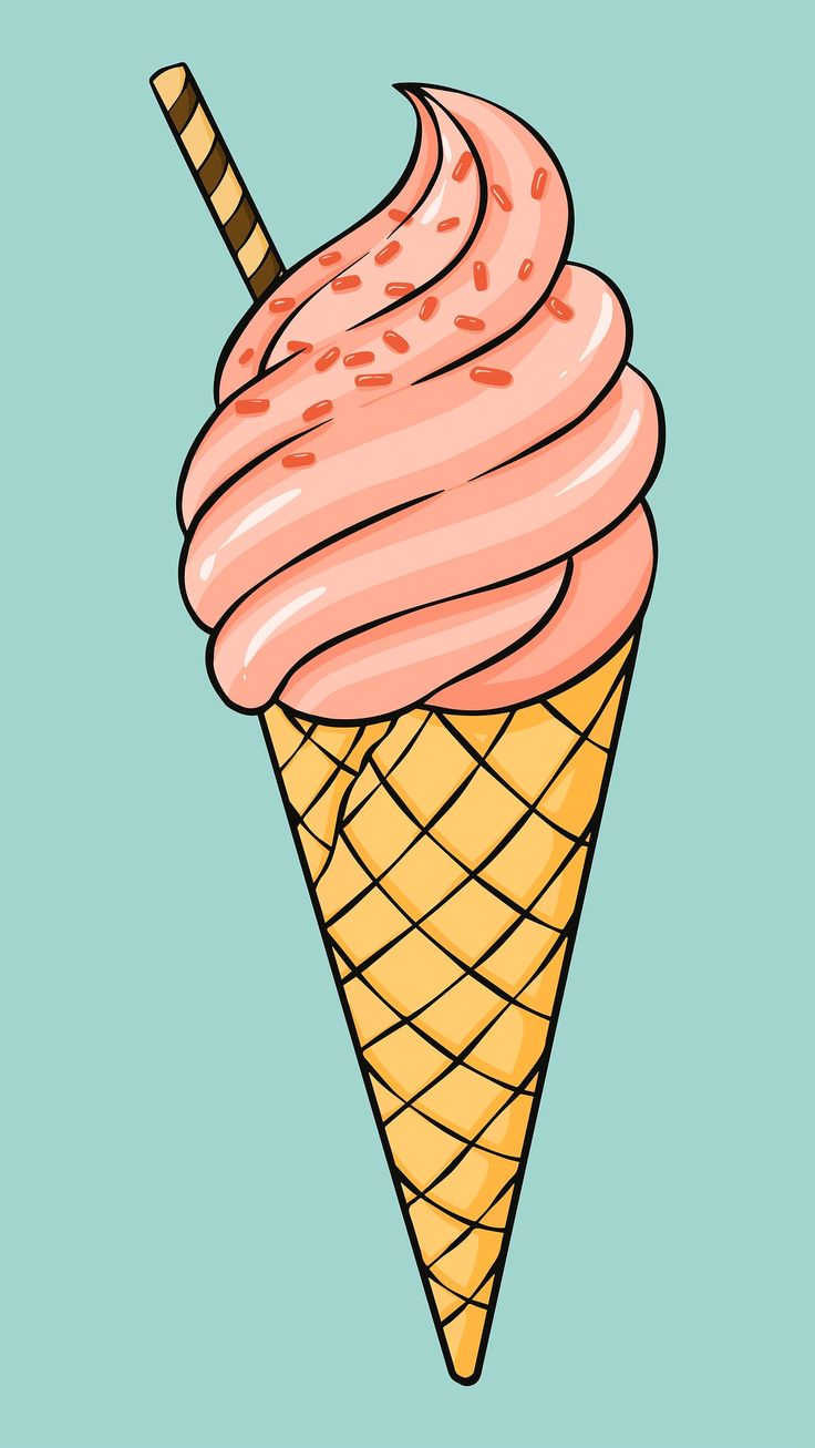 Download free illustration of Vintage ice cream dull colorful cartoon illustration by Noon about aesthetic, a. Vintage ice cream, Ice cream art, Ice cream cartoon