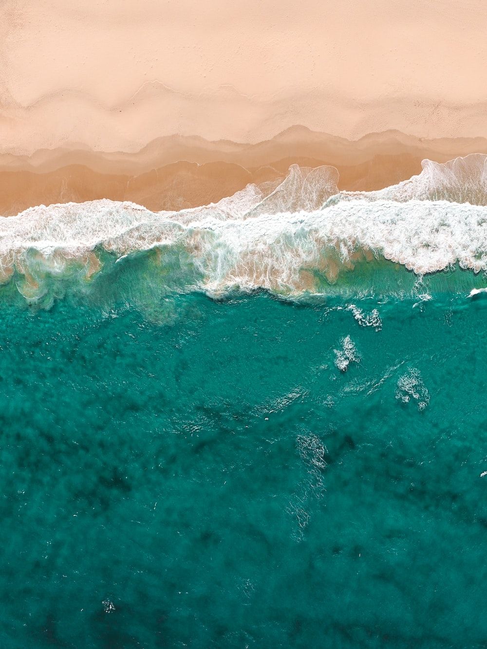 Aerial photo of the ocean - Ocean