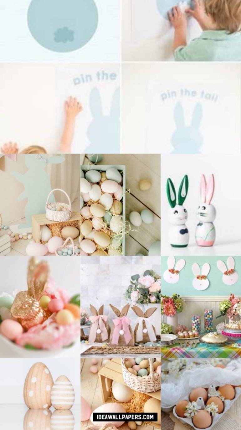 Easter Eggs Aesthetic Wallpaper