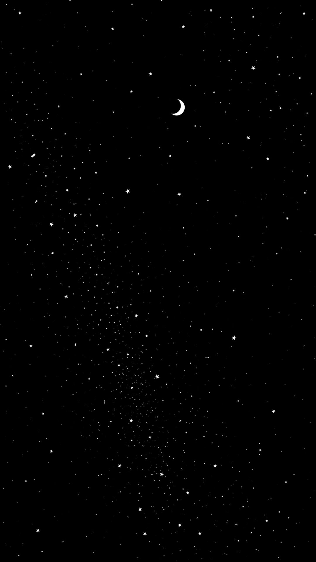 Black Star Wallpaper Background with Stars