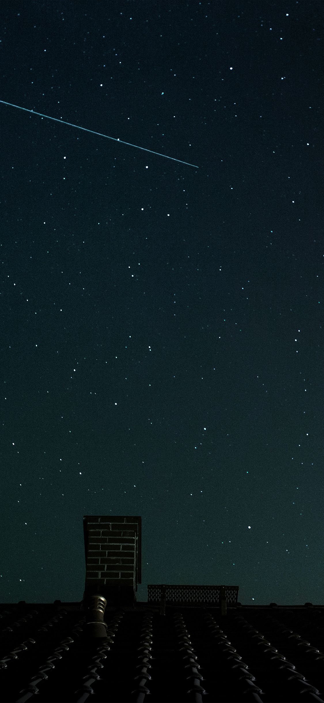 iPhone X wallpaper. star night sky summer dark