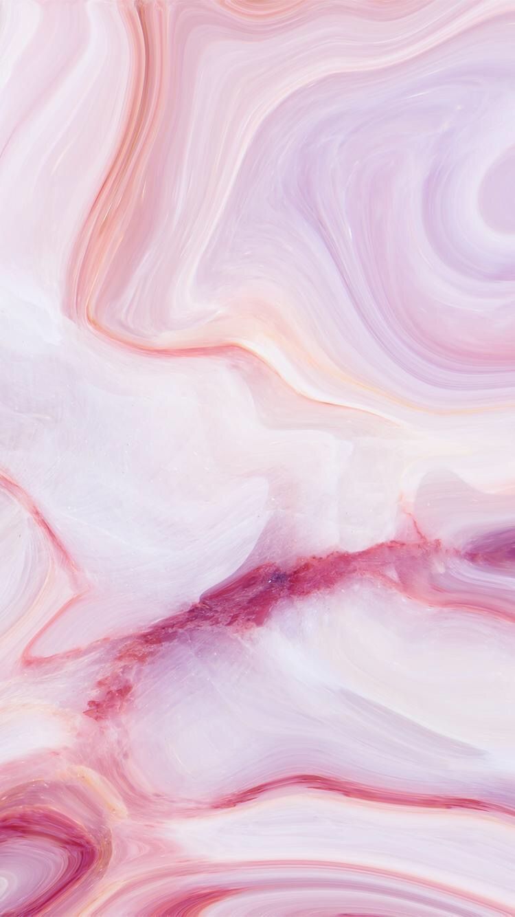 A close up of pink and white marble - Pink phone, marble, pink