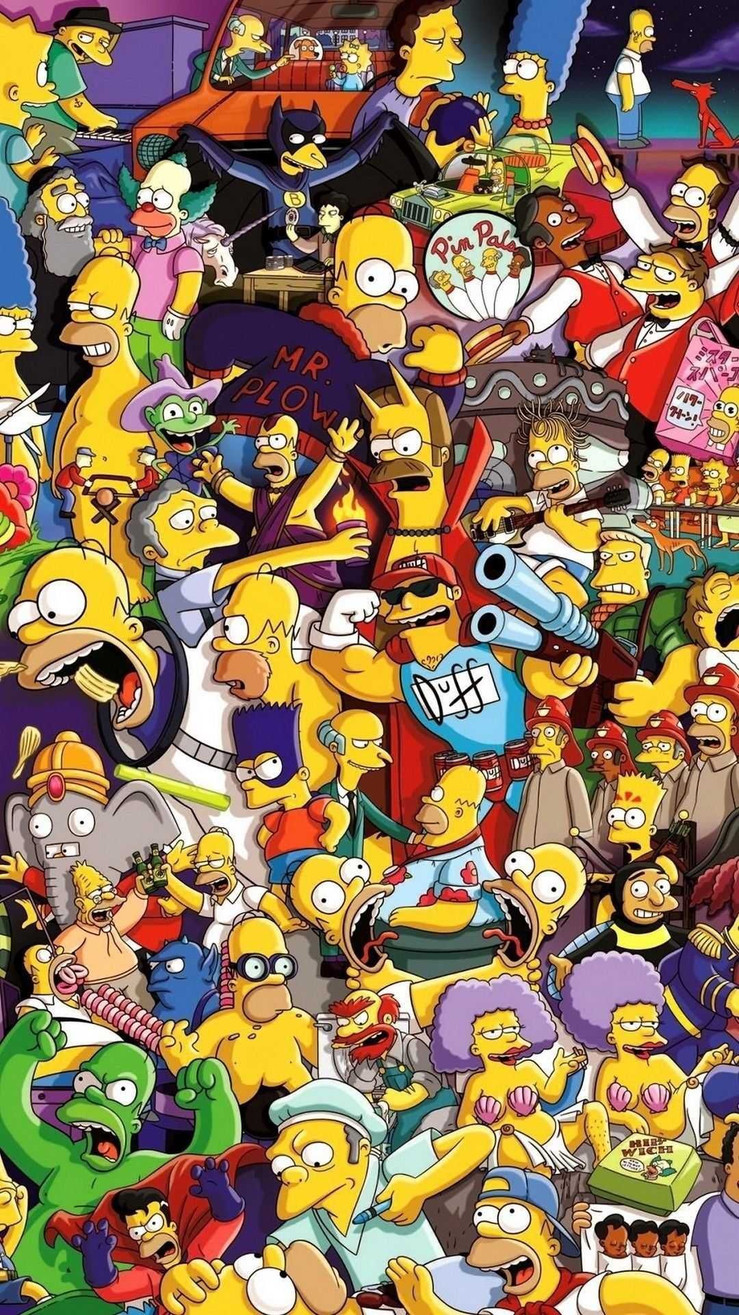 Simpsons Wallpaper Discover more Aesthetic, Cartoon, iPhone, lisa, Supreme wallpaper.. Simpsons art, Cartoon wallpaper, iPhone wallpaper girly