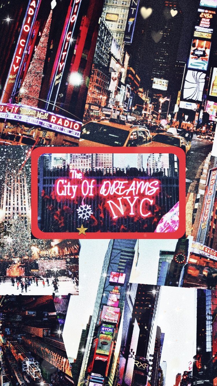 Wallpaper. City collage, New york wallpaper, Nyc aesthetic wallpaper