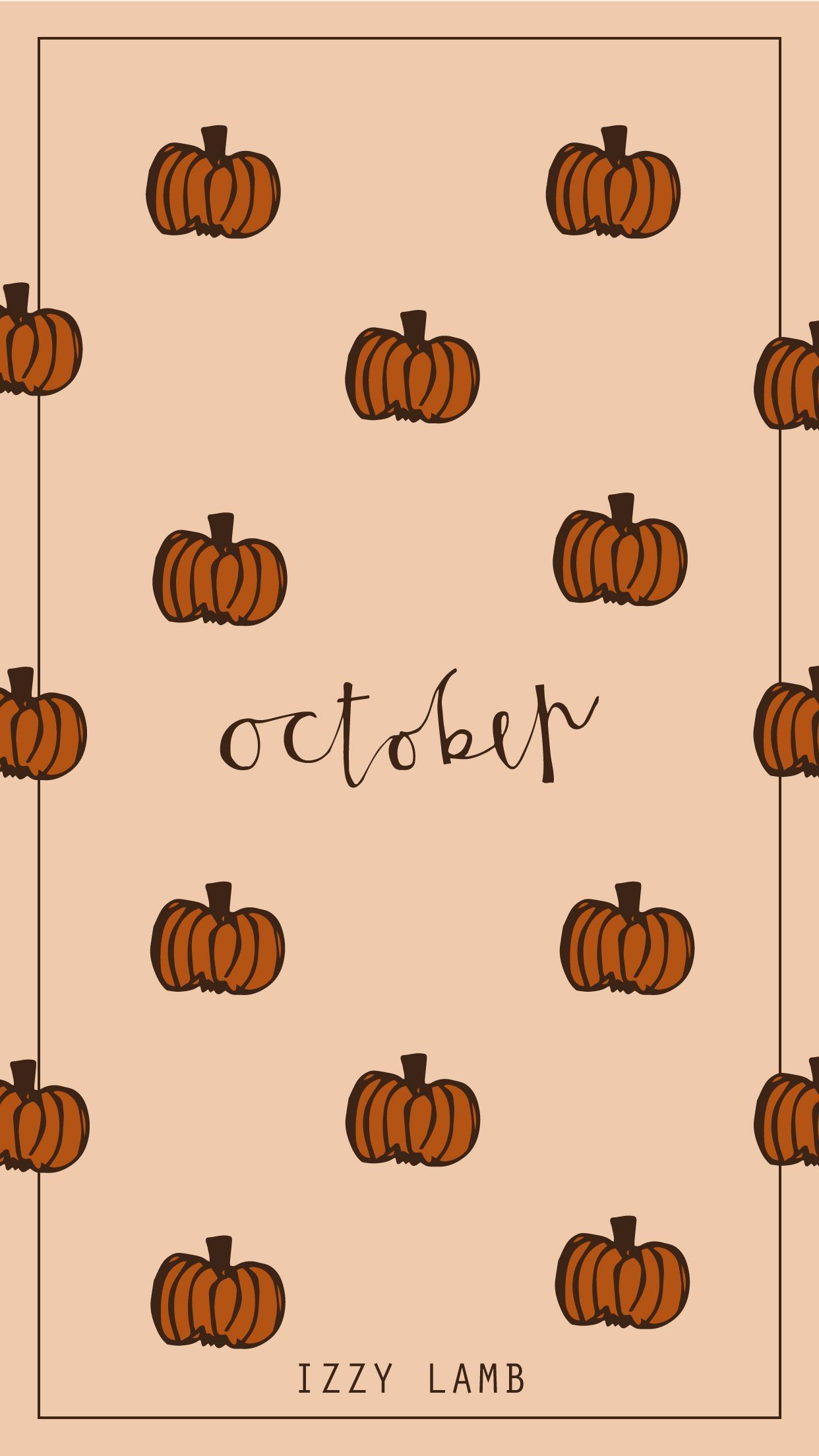 October Aesthetic Wallpaper
