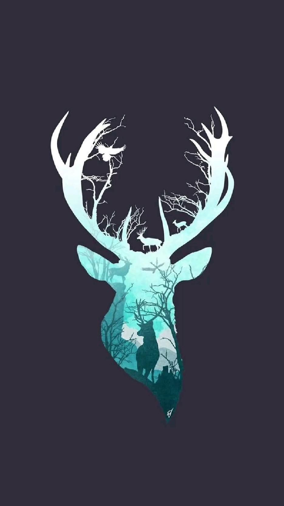 if you like hunting you will like this. Deer wallpaper, iPhone wallpaper sky, Harry potter wallpaper