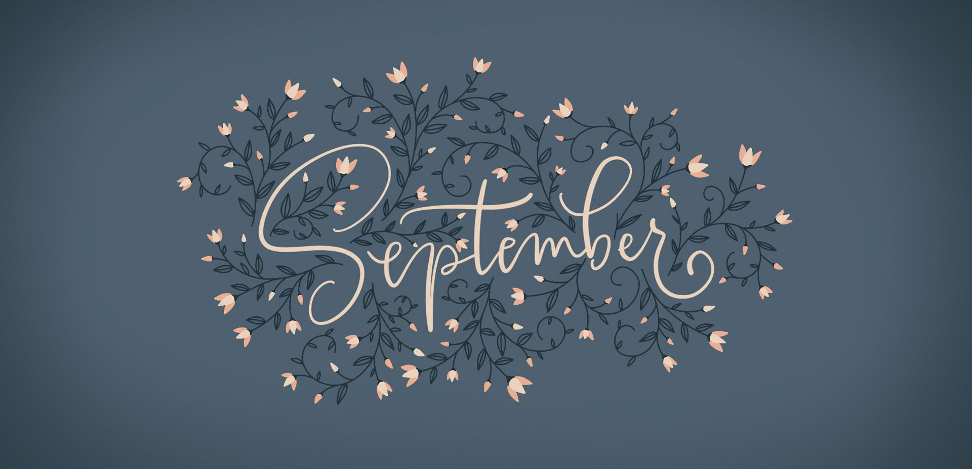 A handwritten letter with the word september - September