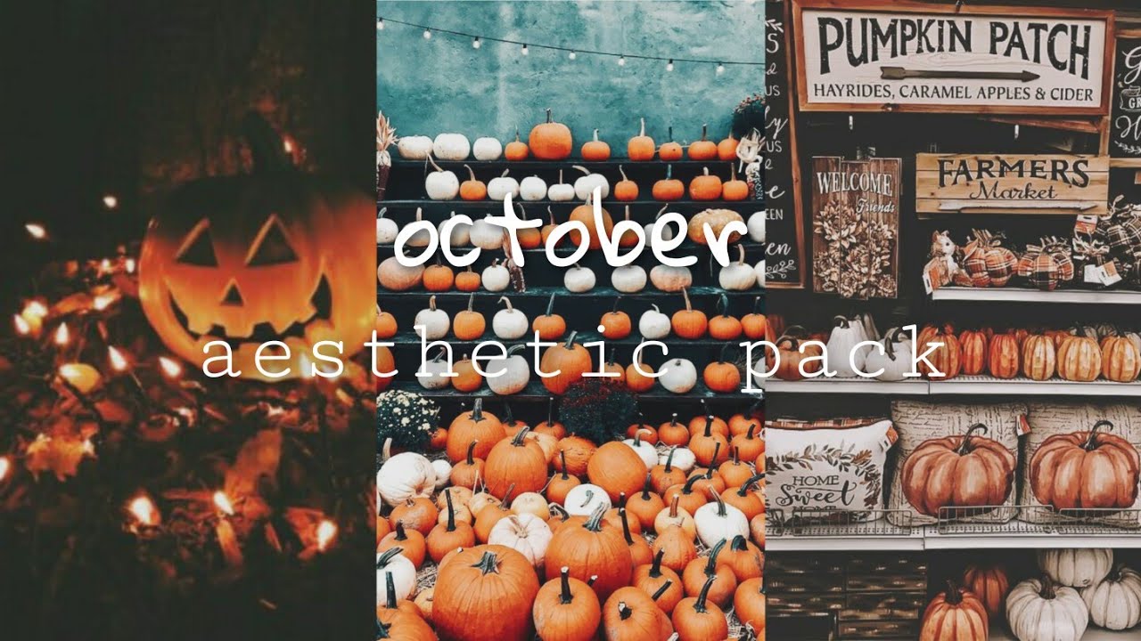 october aesthetic pack. wallpaper, profile photo, and inspiration