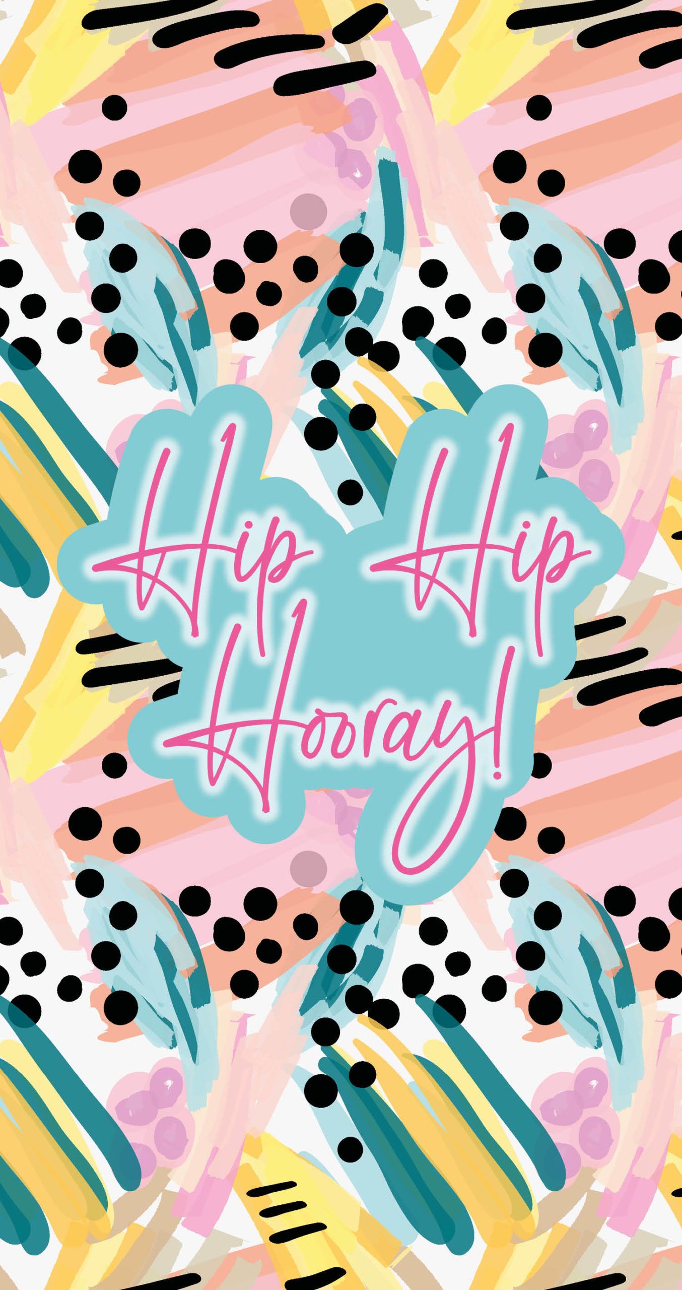 Hip hop hooray - digital printable art - August