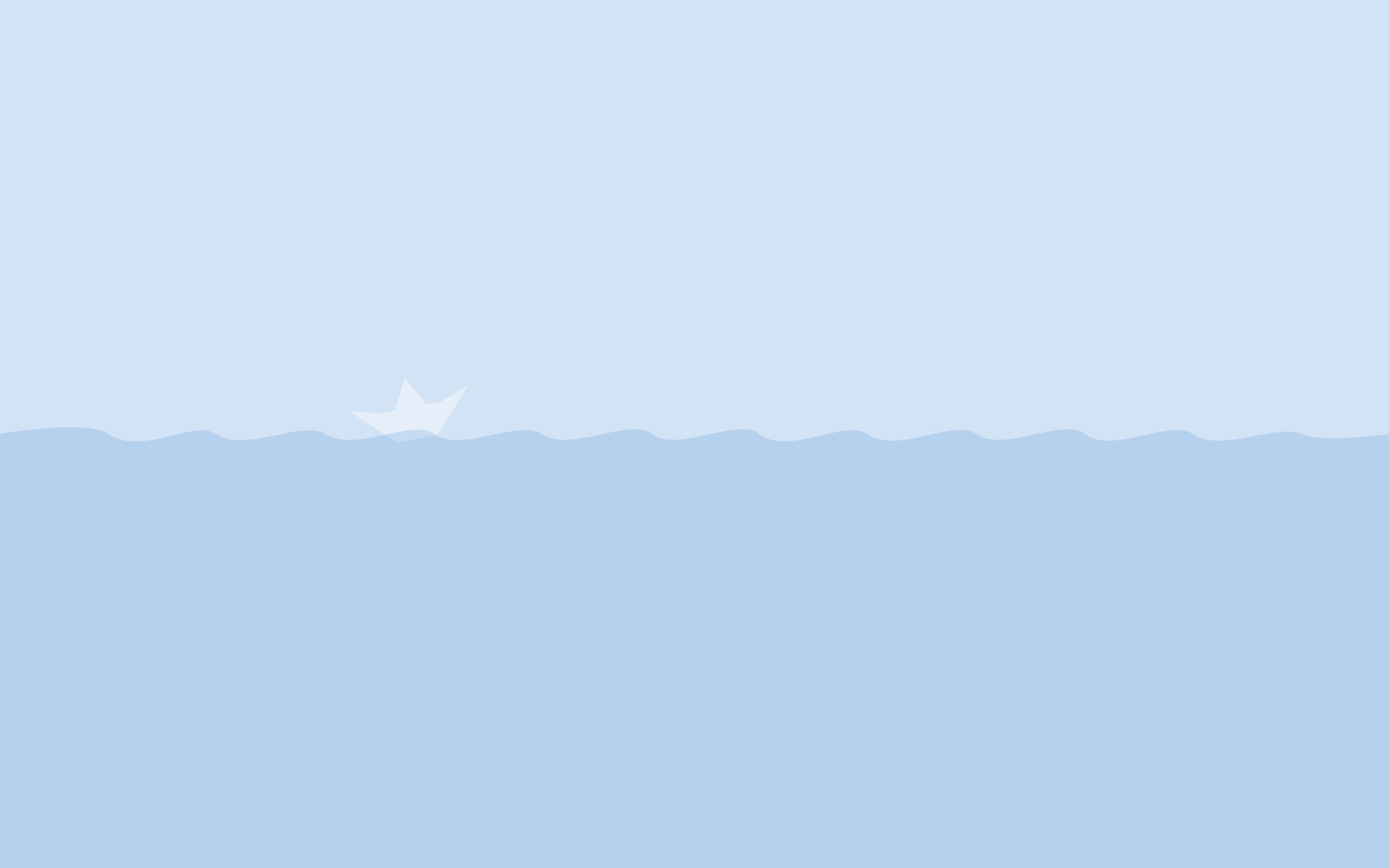 A boat is sailing on the ocean - Pastel minimalist