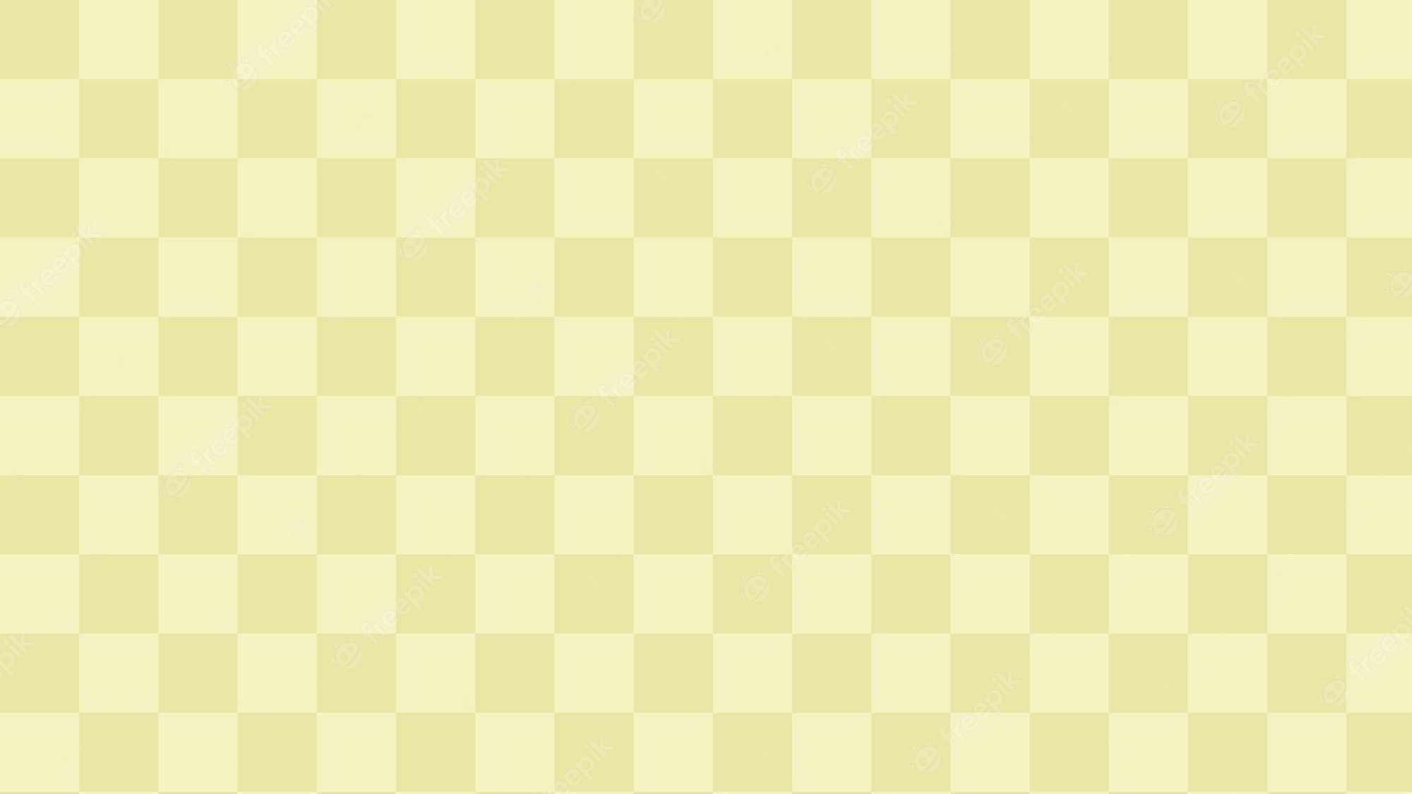 A yellow checkerboard pattern with white squares - Pattern