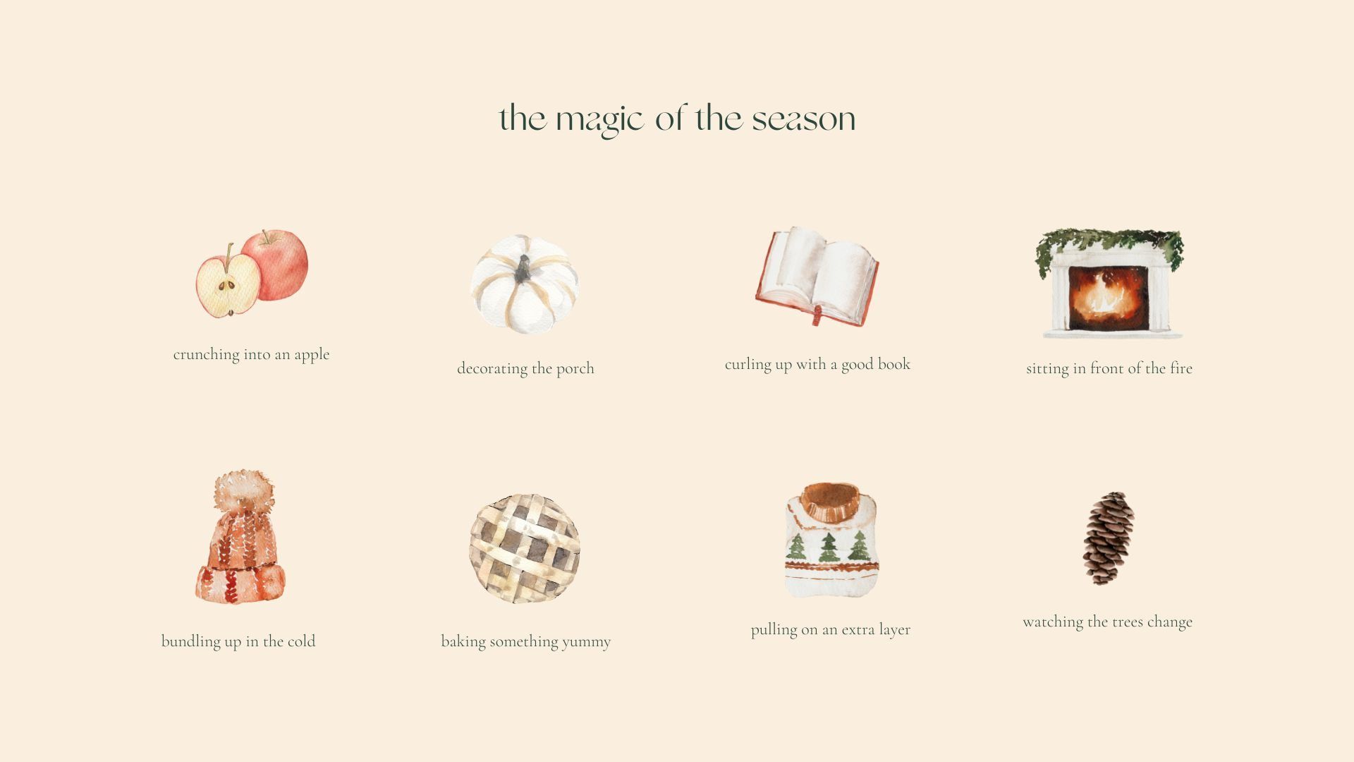 The magic of autumn - November, bakery