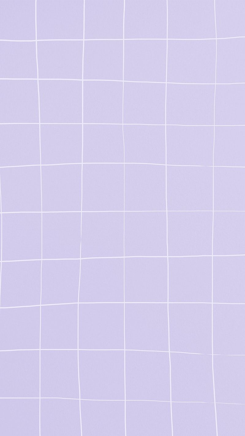 Lilac Grid Aesthetic iPhone Wallpaper by @mobile9 - Pastel purple, grid