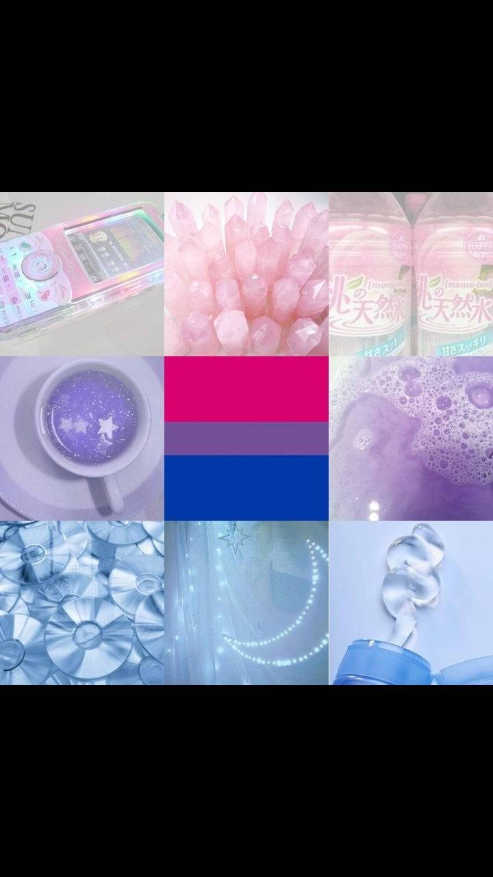 Download Bisexual Aesthetic Purple And Pink Colours Wallpaper