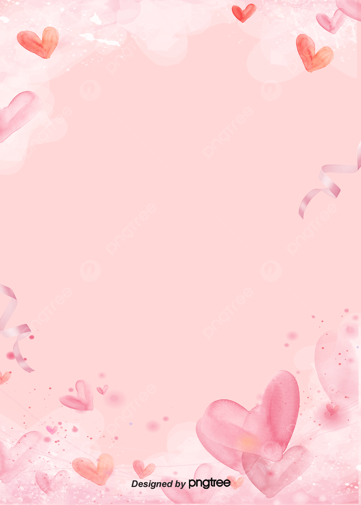 Pink Hearts Background Image, HD Picture and Wallpaper For Free Download