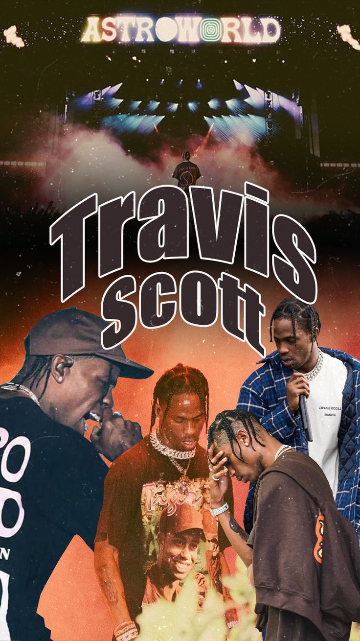 Travis Scott Wallpaper. Gambar, Kertas dinding, Seni vintage