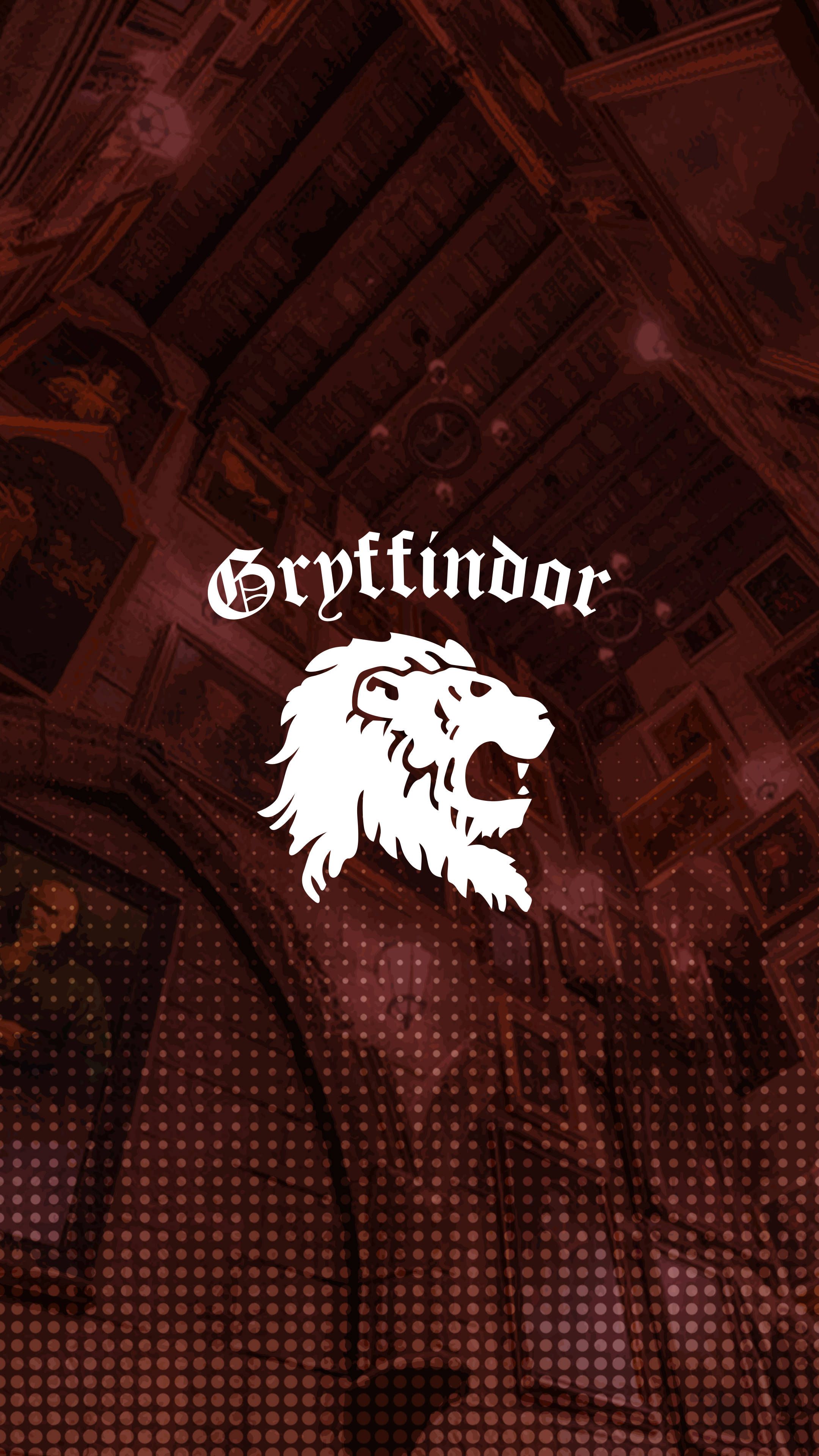 A red and white Gryffindor wallpaper - Gryffindor