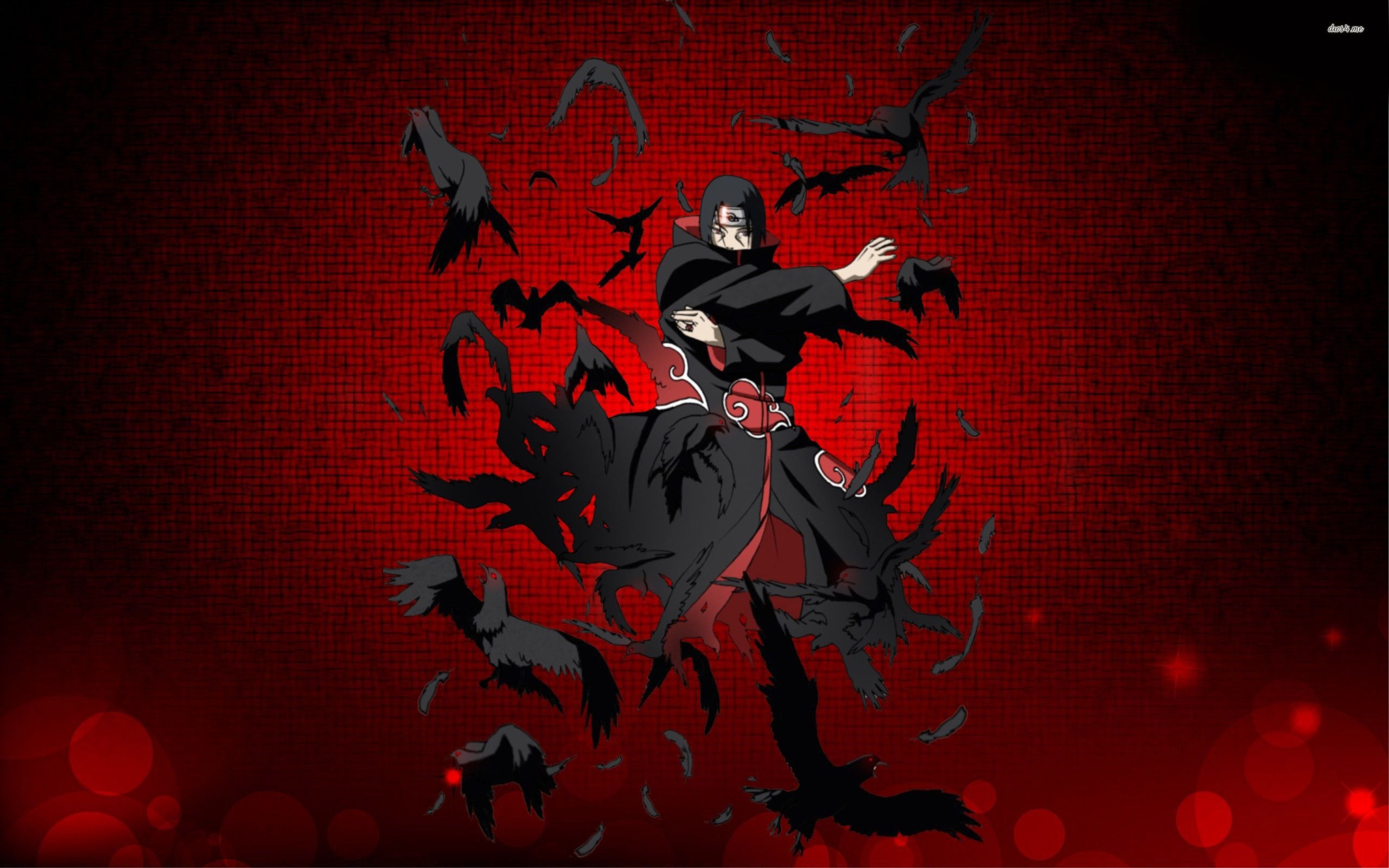 Itachi Uchiha and his crows wallpaper - Itachi Uchiha