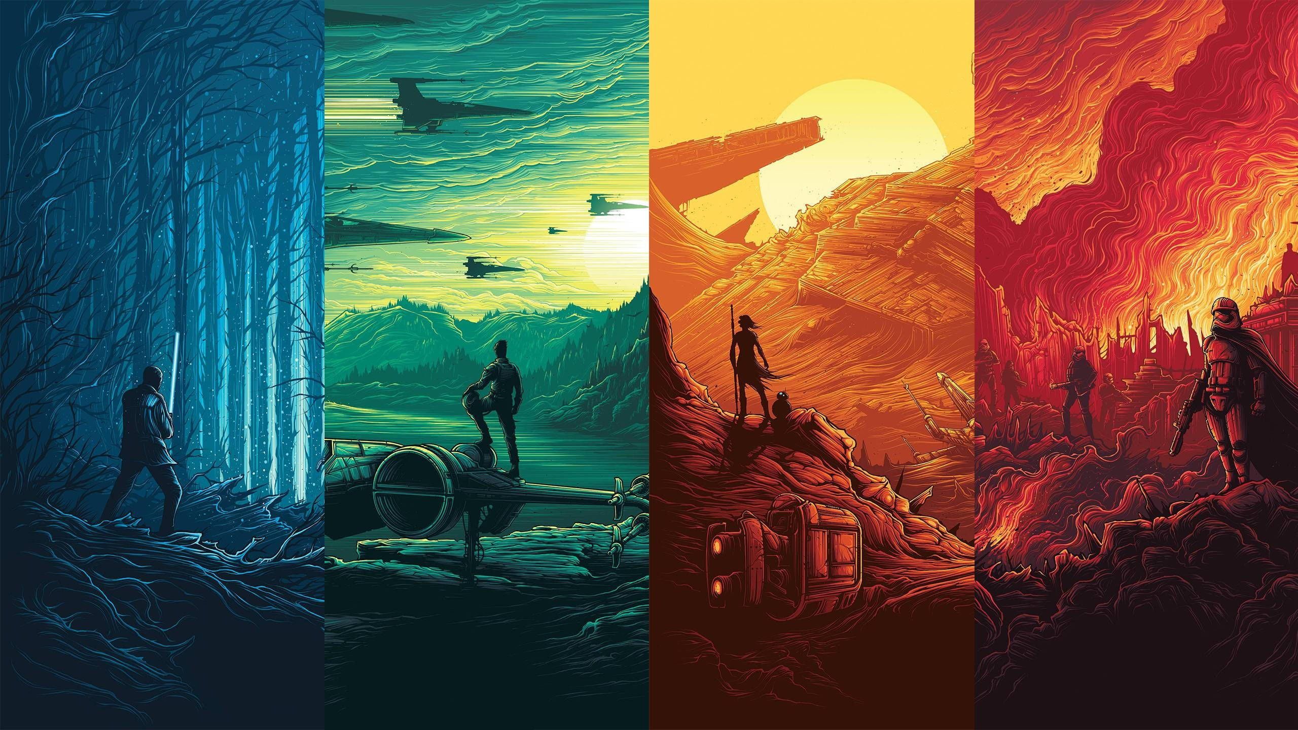 Download Star Wars Vector Art Wallpaper