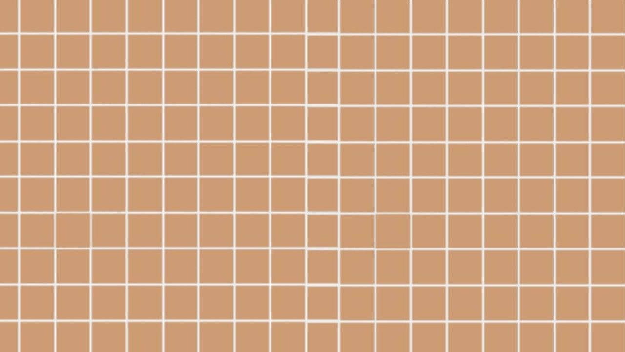 Download Aesthetic Beige Grid Wallpaper