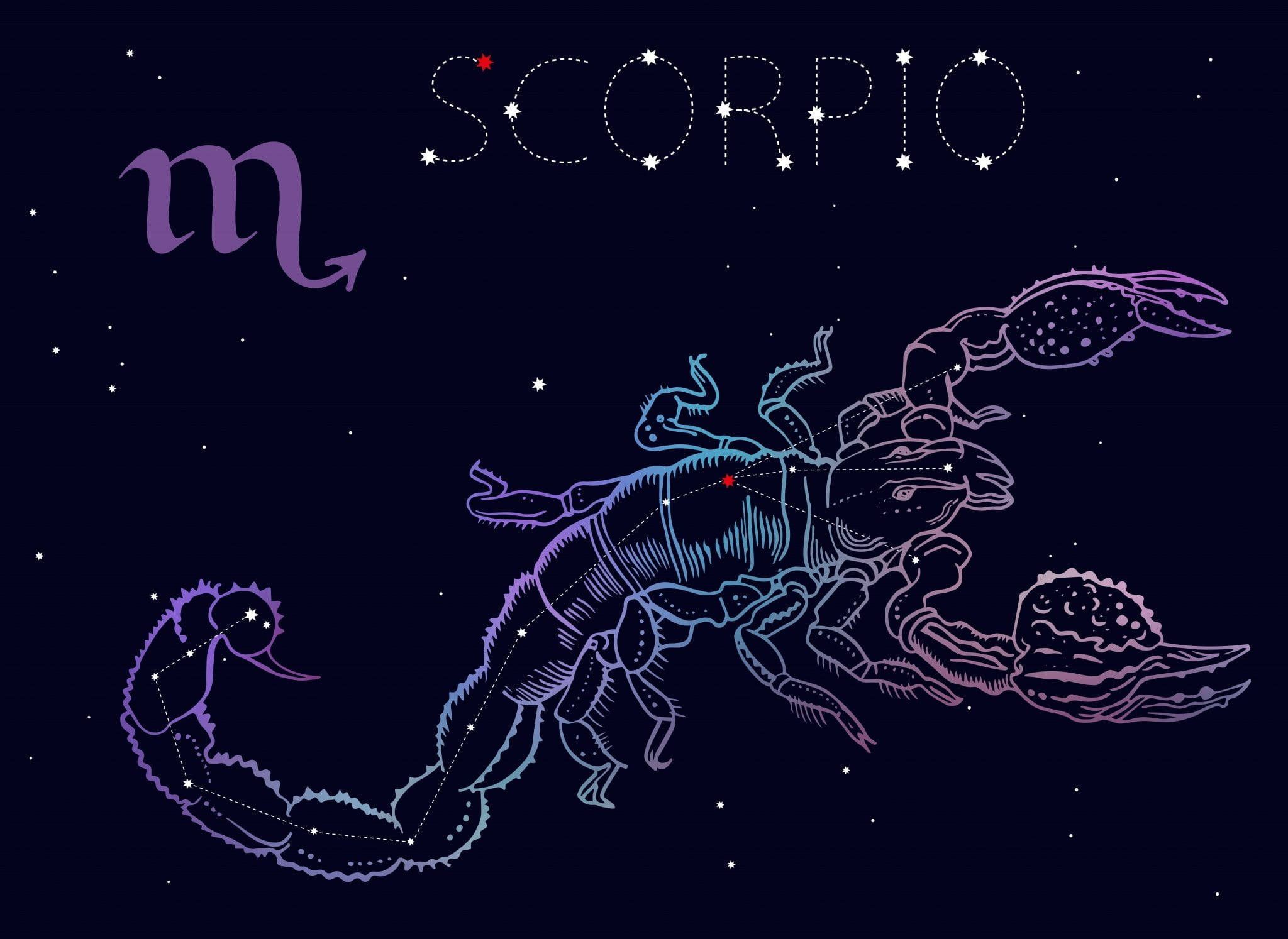 Scorpio is a water sign, represented by the scorpion. - Scorpio