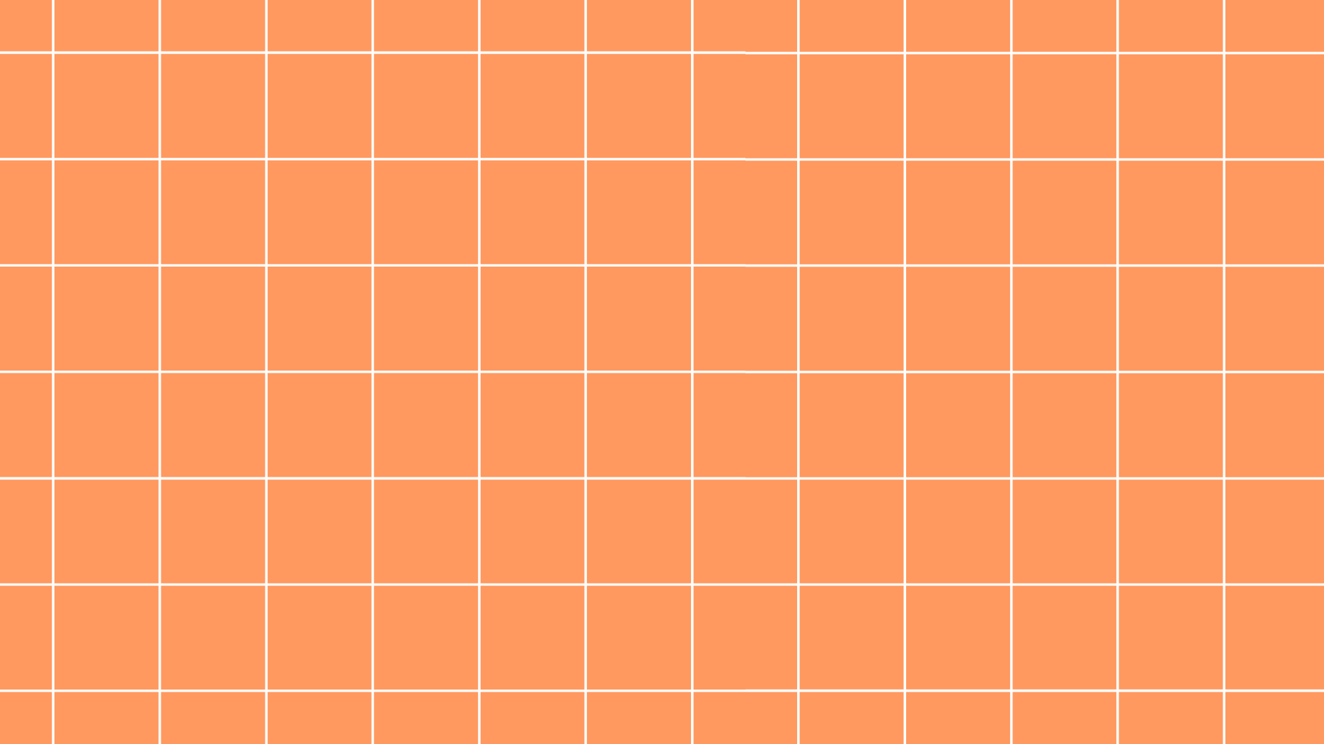 A grid pattern in white on an orange background. - Grid