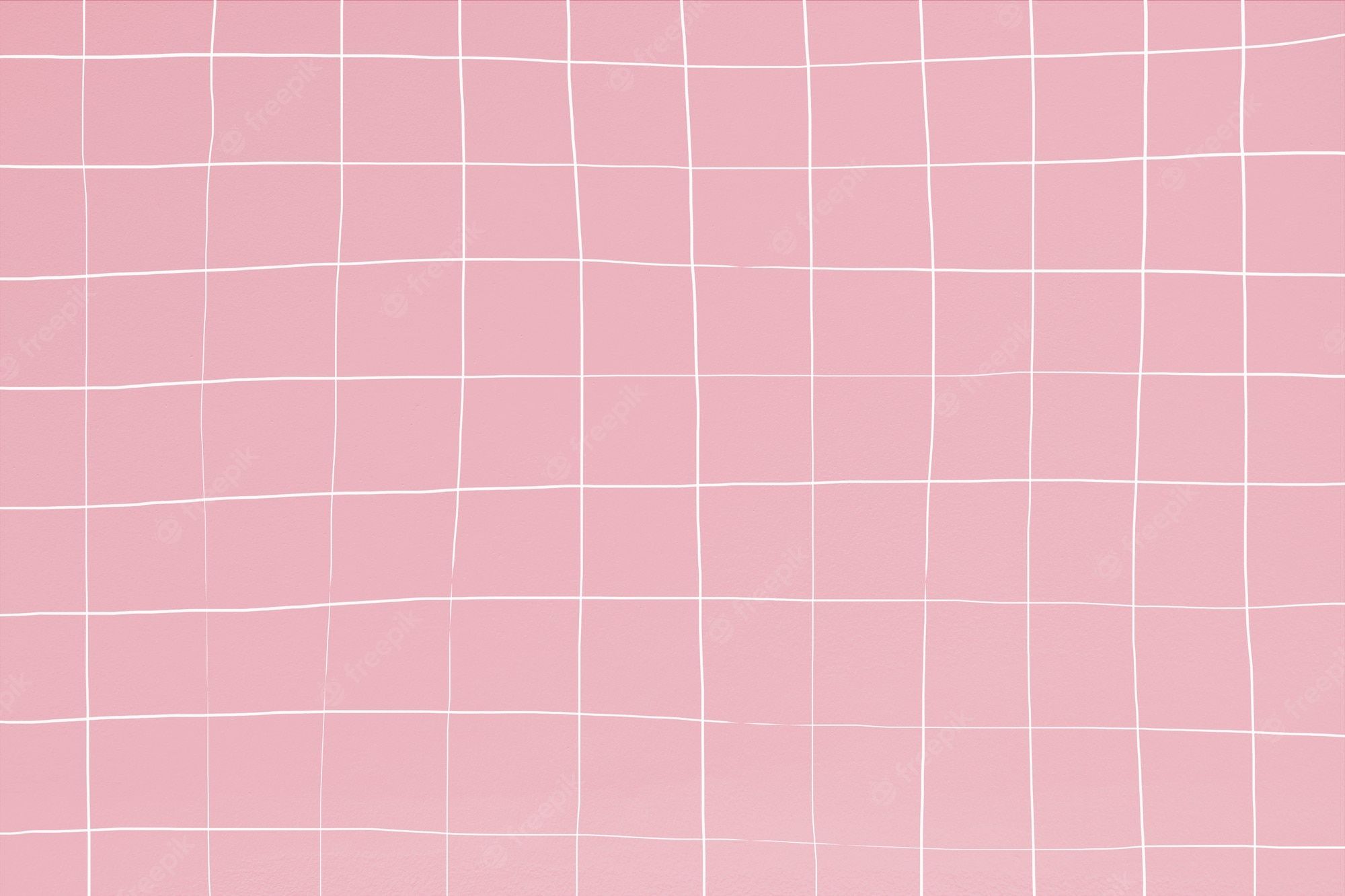 A pink background with a white grid - Grid